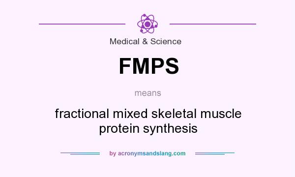 What does FMPS mean? It stands for fractional mixed skeletal muscle protein synthesis