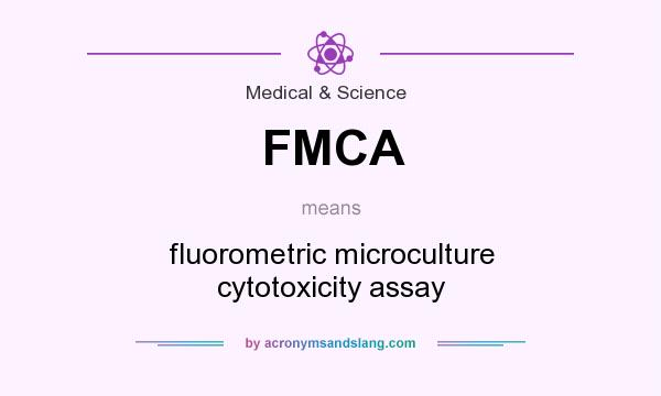 What does FMCA mean? It stands for fluorometric microculture cytotoxicity assay