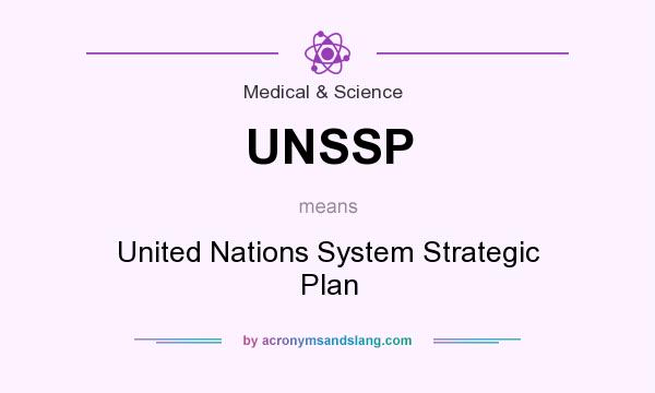 What does UNSSP mean? It stands for United Nations System Strategic Plan
