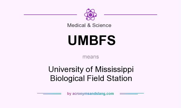 What does UMBFS mean? It stands for University of Mississippi Biological Field Station