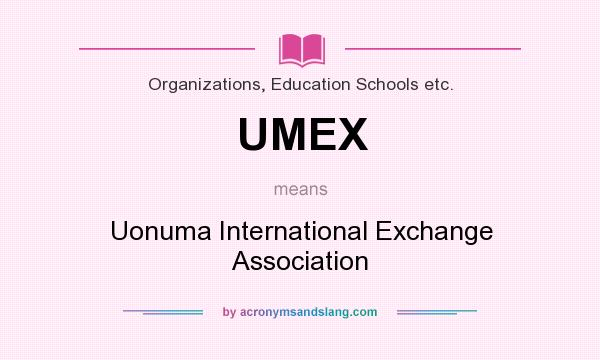 What does UMEX mean? It stands for Uonuma International Exchange Association