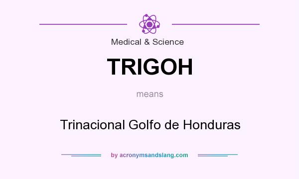 What does TRIGOH mean? It stands for Trinacional Golfo de Honduras