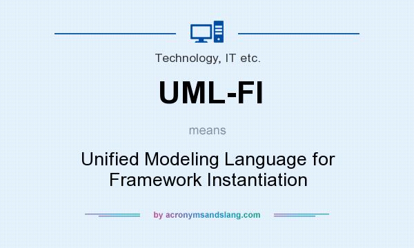 What does UML-FI mean? It stands for Unified Modeling Language for Framework Instantiation