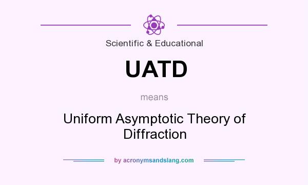 What does UATD mean? It stands for Uniform Asymptotic Theory of Diffraction