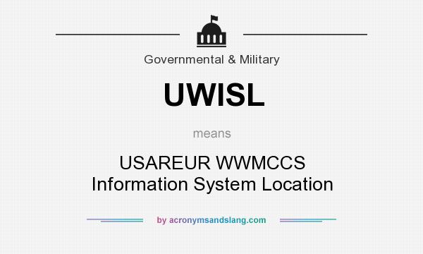 What does UWISL mean? It stands for USAREUR WWMCCS Information System Location