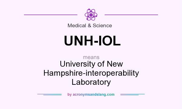 What does UNH-IOL mean? It stands for University of New Hampshire-interoperability Laboratory