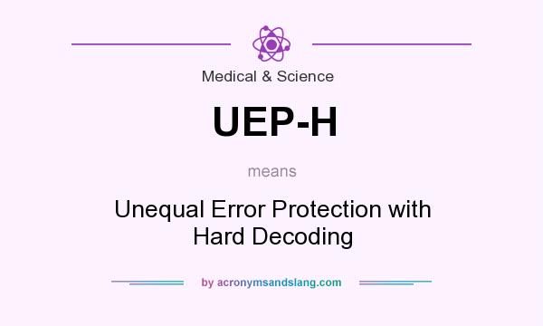 What does UEP-H mean? It stands for Unequal Error Protection with Hard Decoding