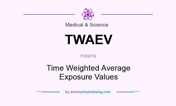 What does TWAEV mean? It stands for Time Weighted Average Exposure Values