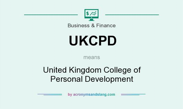 What does UKCPD mean? It stands for United Kingdom College of Personal Development