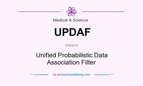 What does UPDAF mean? It stands for Unified Probabilistic Data Association Filter