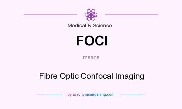 What does FOCI mean? It stands for Fibre Optic Confocal Imaging