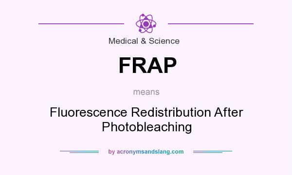 What does FRAP mean? It stands for Fluorescence Redistribution After Photobleaching