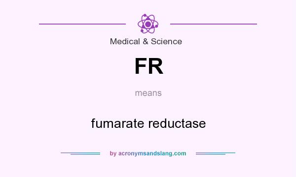 What does FR mean? It stands for fumarate reductase