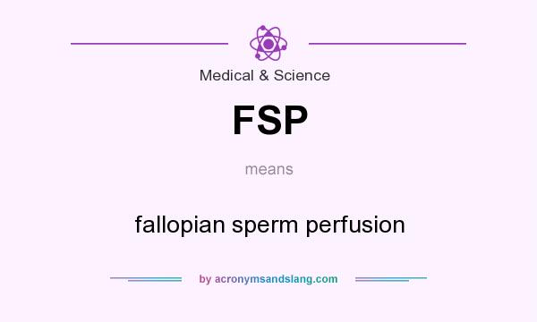 What does FSP mean? It stands for fallopian sperm perfusion