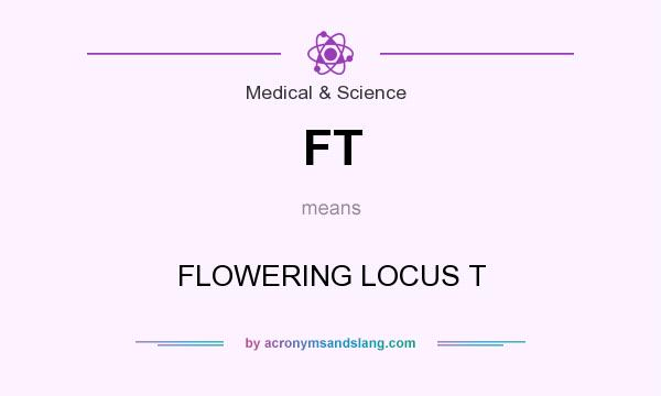 What does FT mean? It stands for FLOWERING LOCUS T