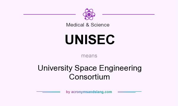 What does UNISEC mean? It stands for University Space Engineering Consortium