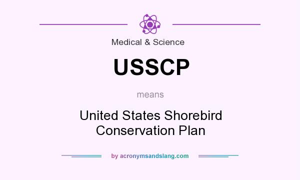 What does USSCP mean? It stands for United States Shorebird Conservation Plan