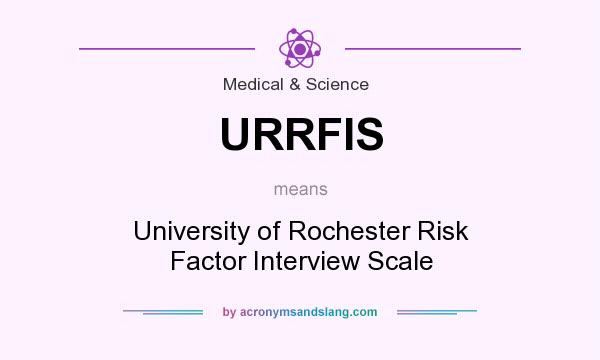 What does URRFIS mean? It stands for University of Rochester Risk Factor Interview Scale