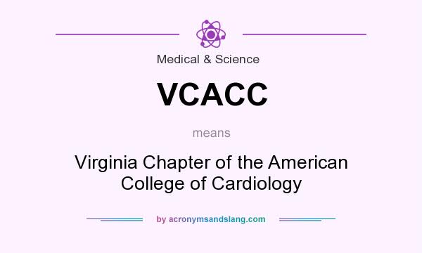 What does VCACC mean? It stands for Virginia Chapter of the American College of Cardiology