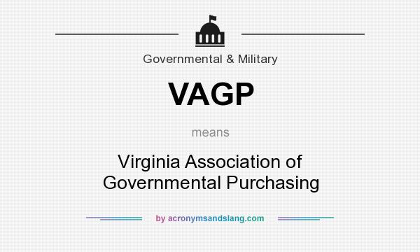 What does VAGP mean? It stands for Virginia Association of Governmental Purchasing