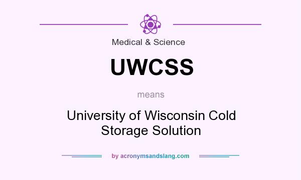 What does UWCSS mean? It stands for University of Wisconsin Cold Storage Solution