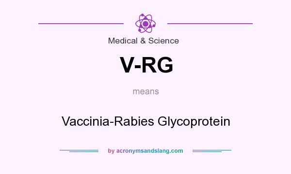What does V-RG mean? It stands for Vaccinia-Rabies Glycoprotein
