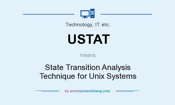 What does USTAT mean? It stands for State Transition Analysis Technique for Unix Systems