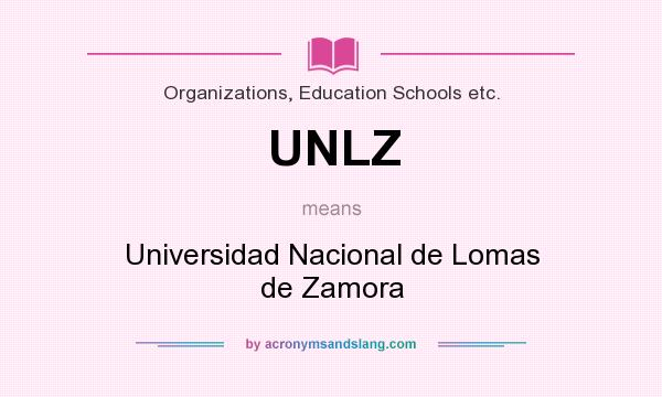 What does UNLZ mean? It stands for Universidad Nacional de Lomas de Zamora