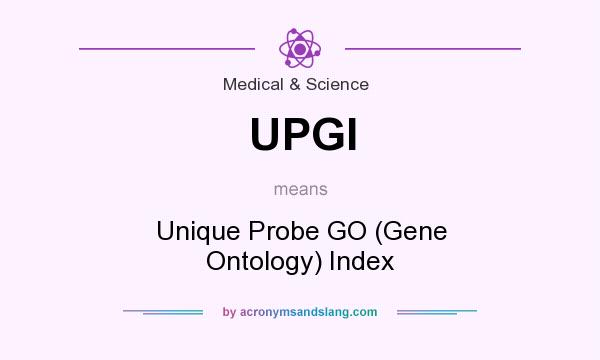 What does UPGI mean? It stands for Unique Probe GO (Gene Ontology) Index