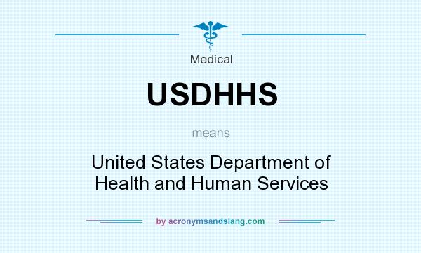 What does USDHHS mean? It stands for United States Department of Health and Human Services