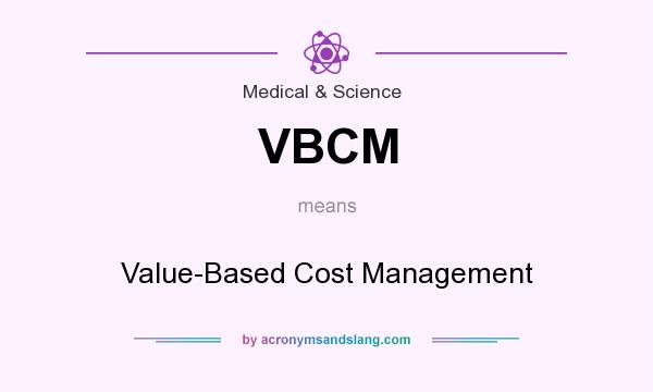 What does VBCM mean? It stands for Value-Based Cost Management