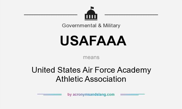 What does USAFAAA mean? It stands for United States Air Force Academy Athletic Association