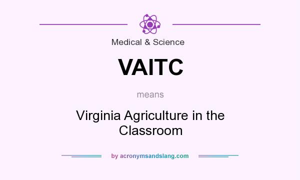 What does VAITC mean? It stands for Virginia Agriculture in the Classroom