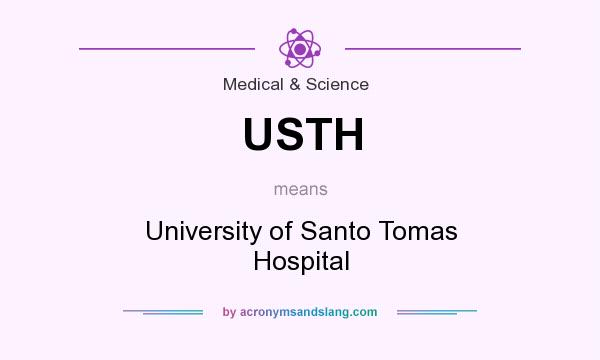 What does USTH mean? It stands for University of Santo Tomas Hospital