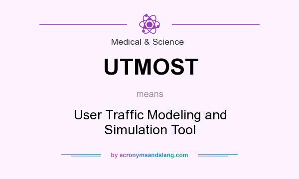 What does UTMOST mean? It stands for User Traffic Modeling and Simulation Tool