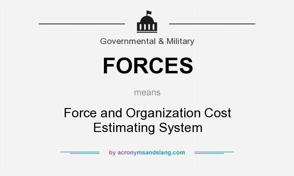What does FORCES mean? It stands for Force and Organization Cost Estimating System