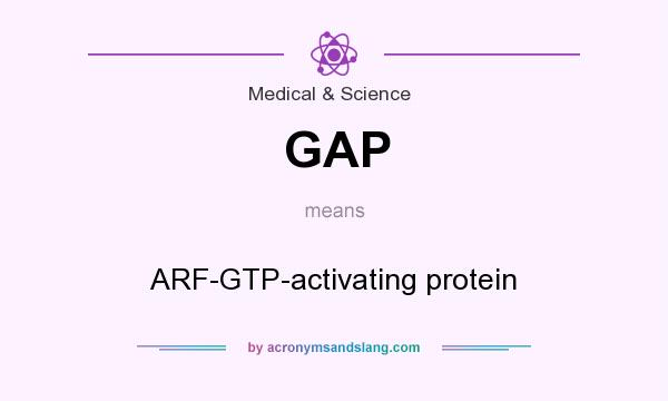 What does GAP mean? It stands for ARF-GTP-activating protein