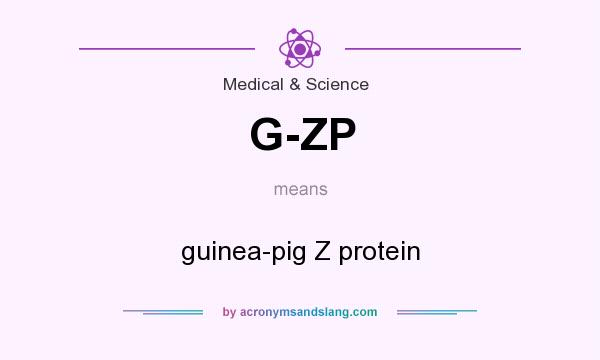 What does G-ZP mean? It stands for guinea-pig Z protein
