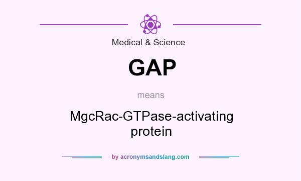What does GAP mean? It stands for MgcRac-GTPase-activating protein