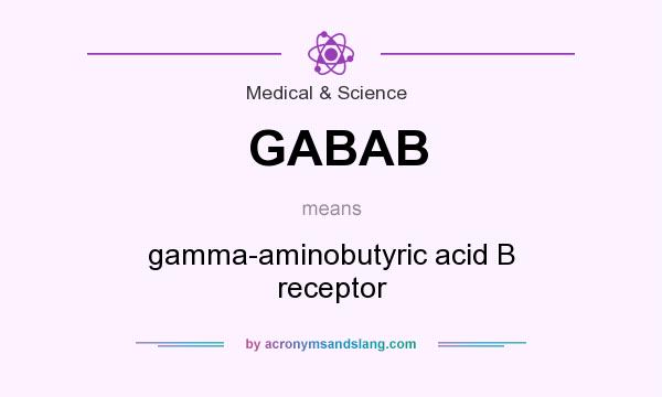 What does GABAB mean? It stands for gamma-aminobutyric acid B receptor