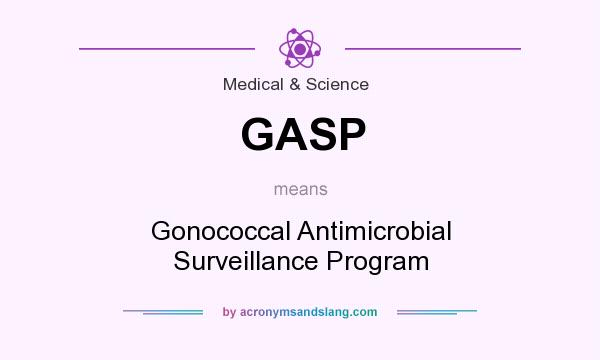 What does GASP mean? It stands for Gonococcal Antimicrobial Surveillance Program