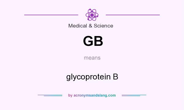 What does GB mean? It stands for glycoprotein B