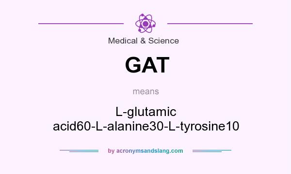 What does GAT mean? It stands for L-glutamic acid60-L-alanine30-L-tyrosine10