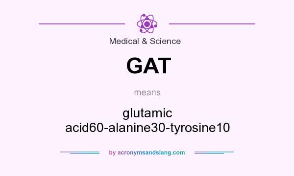 What does GAT mean? It stands for glutamic acid60-alanine30-tyrosine10