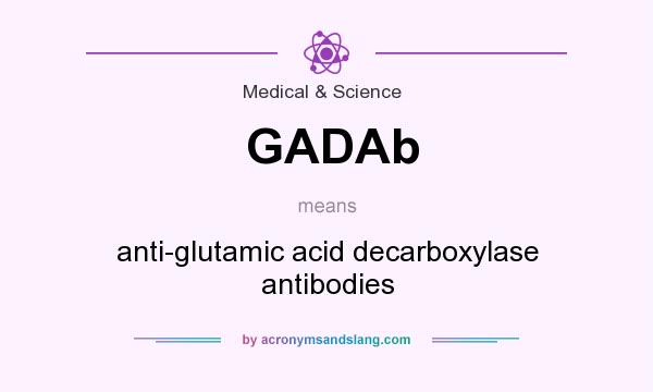 What does GADAb mean? It stands for anti-glutamic acid decarboxylase antibodies