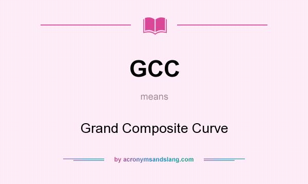 What does GCC mean? It stands for Grand Composite Curve