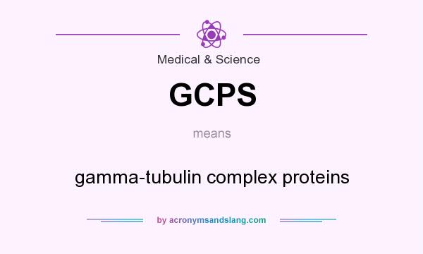 What does GCPS mean? It stands for gamma-tubulin complex proteins