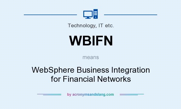 What does WBIFN mean? It stands for WebSphere Business Integration for Financial Networks