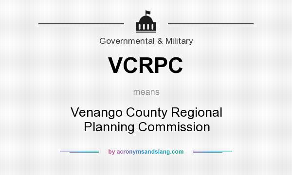 What does VCRPC mean? It stands for Venango County Regional Planning Commission