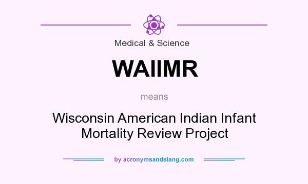 What does WAIIMR mean? It stands for Wisconsin American Indian Infant Mortality Review Project